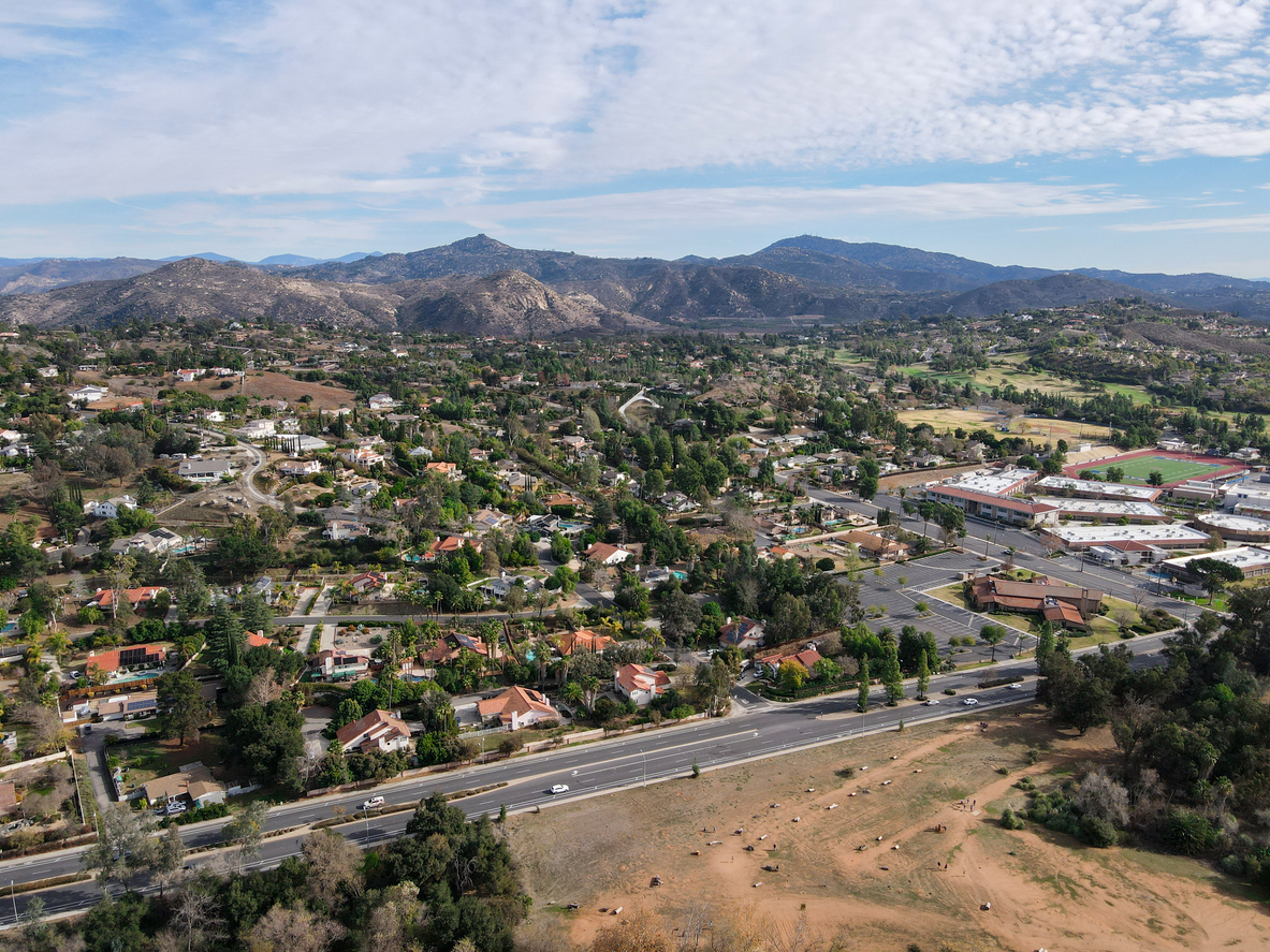 Panoramic Image of Escondido, California